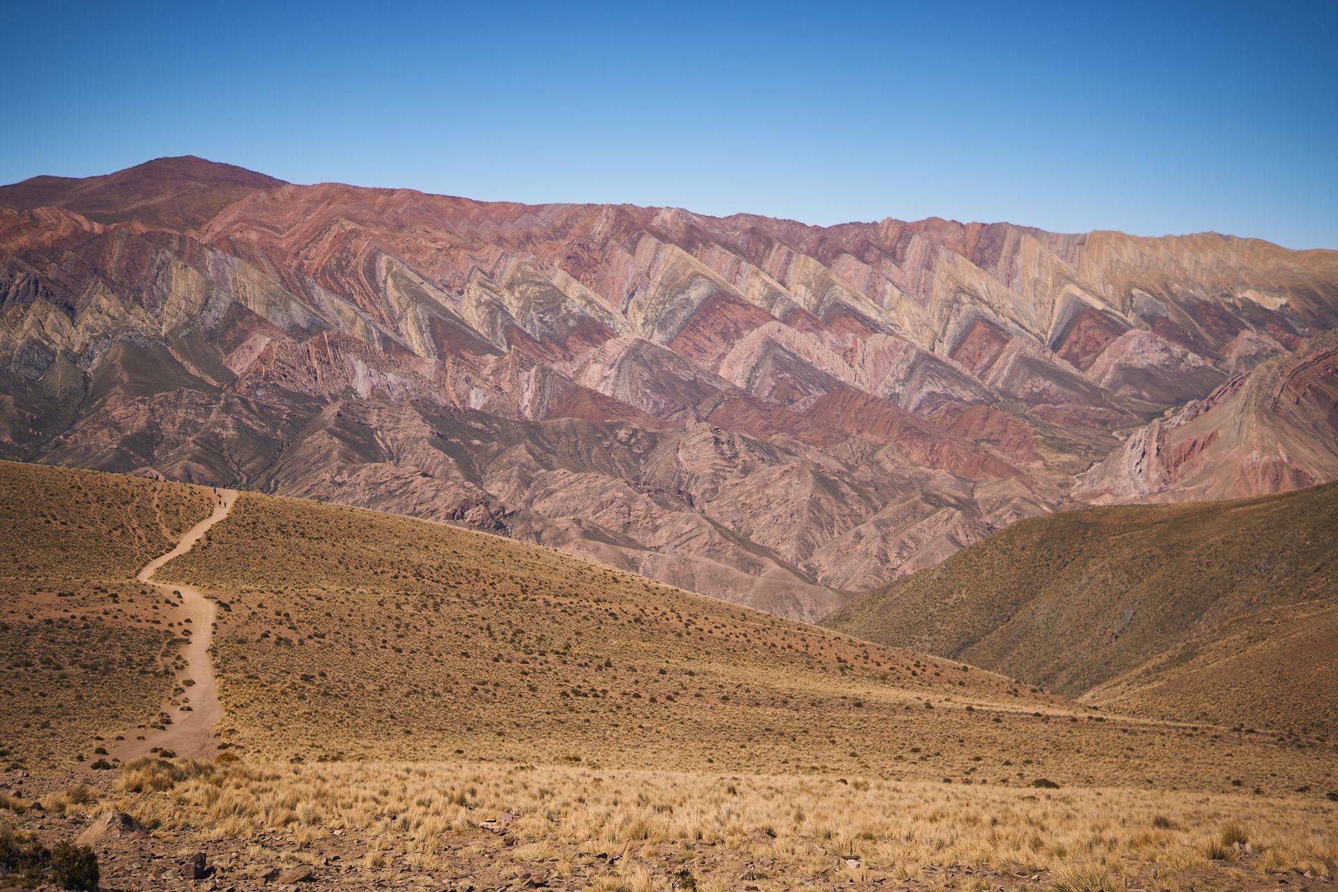 The coloured mountains of the Hornocal in northern Argentina